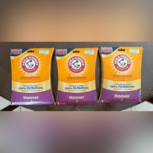 NWT bundle of 3 Armor and hammer hoover vacuum bags